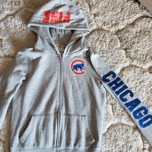 Chicago Cubs VS Pink zip-up hoodie